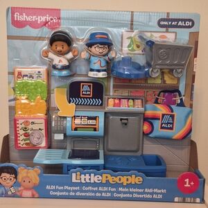 Fisher-Price Little People ALDI Fun Playset - Blue, Gray, Green, Orange